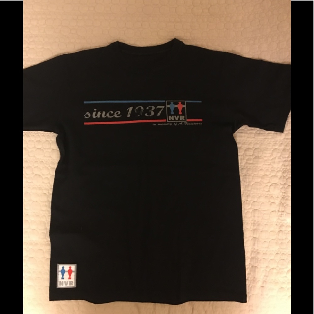 NVR male black T-shirt, size M, 100% cotton